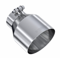 MBRP Tip, 5" T304 Stainless Steel, 3" ID, 5" OD Out, 6.5" Length, Angle Cut Single Wall