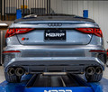 MBRP 3" Cat Back, 2.5" Quad Split Rear, 2022-2026 Audi S3, T304 w/ CF Tips, Active