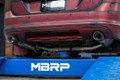 MBRP 3" Cat-Back, 2.5" Dual Split Rear, Factory Through Bumper, 2017-2019 Volkswagen Golf Sportwagen/ Alltrack 1.8T, T304 Stainless Steel