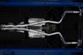 MBRP 3" Cat-Back, Dual Split Rear Exit, 2015-2023 Dodge Challenger 5.7L/6.2L/6.4L HEMI, Aluminized Steel