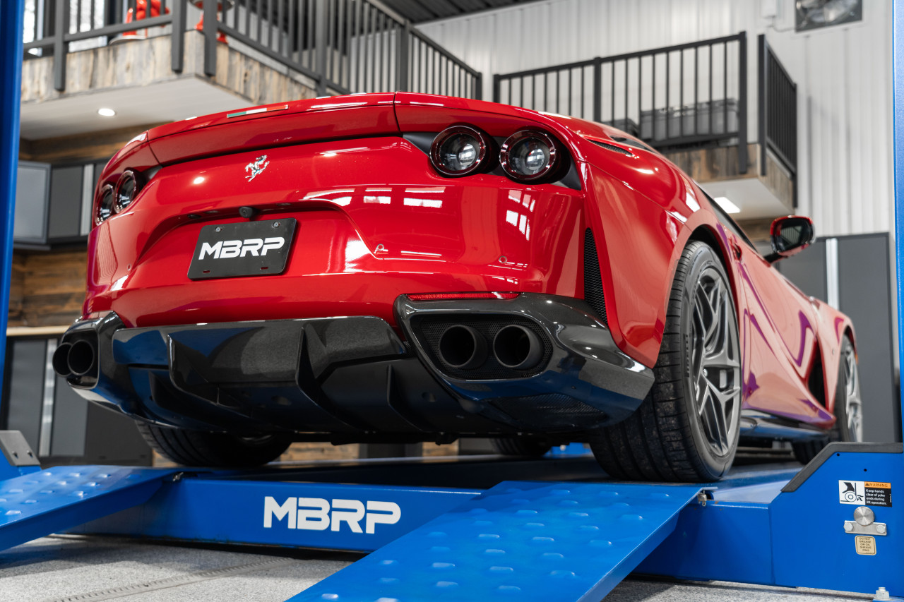 MBRP S3900304 2012-2021 Ferrari 812SF/812GTS/F12, 70mm X-Pipe Kit