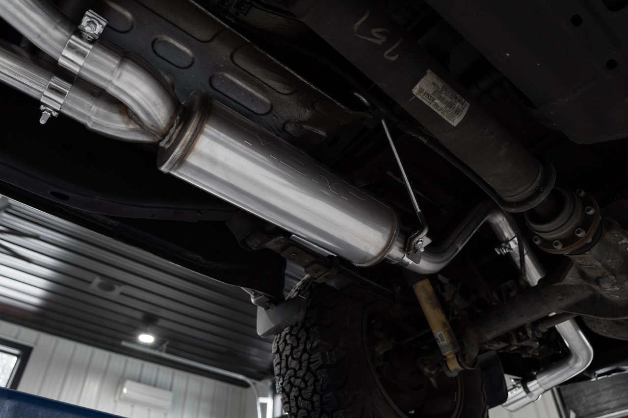 MANOF ブラックs 2022-2026 Nissan Frontier NISMO Off Road Cat-Back Exhaust