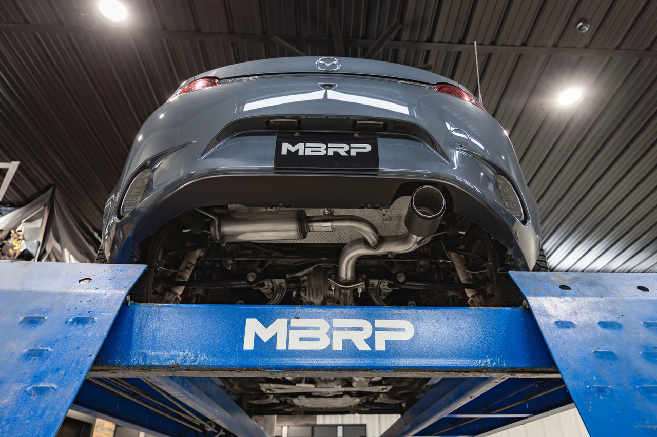 MBRP S4452AL 2.5” Axle-Back w/ Polished Tip, 2016-2025 Mazda MX-5