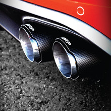 3" Cat Back, Dual Quad Split Rear Exit, Active Exhaust, T304 with Carbon Fiber Tips Ford Mustang GT 5.0L 2018 - 2020