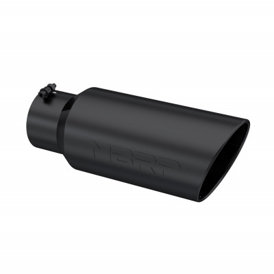 Tip, 7" O.D. Rolled End, 5" inlet 18" in length, Black Coated Tip, 7" O.D. Rolled End, 5" inlet 18" in length, Black Coated