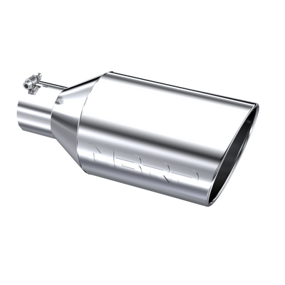 MBRP Tip, 8" O.D. Rolled End, 4" inlet 18" in length, T304 MBRP Tip, 8" O.D. Rolled End, 4" inlet 18" in length, T304