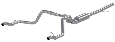 MBRP 2.5" Cat Back, Dual Rear, T304, 2019-2026 Chevy/GMC 1500 Silverado/ Sierra 5.3L V8