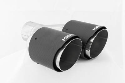 MBRP Tip, Carbon Fiber Tip; 2.5" ID, Dual 4" OD Out, 9.5" length, Dual wall MBRP Tip, Carbon Fiber Tip; 2.5" ID, Dual 4" OD Out, 9.5" length, Dual wall