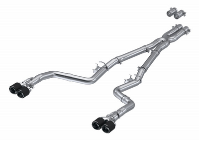 3" Dual Cat Back Quad Tips w/ Carbon Fiber Tips (Race ) T304 SS Dodge Challenger 6.2L, 6.4L HEMI 2015-2023, 5.7L HEMI 2017-2023 3" Dual Cat Back Quad Tips w/ Carbon Fiber Tips (Race ) T304 SS Dodge Challenger 6.2L, 6.4L HEMI 2015-2023, 5.7L HEMI 2017-2023