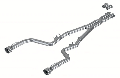 MBRP 3" Race Profile Cat-Back w/ Dual Tips Aluminized Steel Exhaust Charger  5.7L/6.2L/6.4L 2017-2023