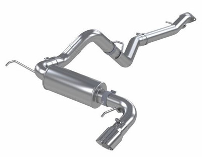 MBRP 3" Cat-Back 2021-2024 Ford Bronco 2.3L/2.7L EcoBoost, 2/4-Door, Aluminized Steel, Single Side Exit