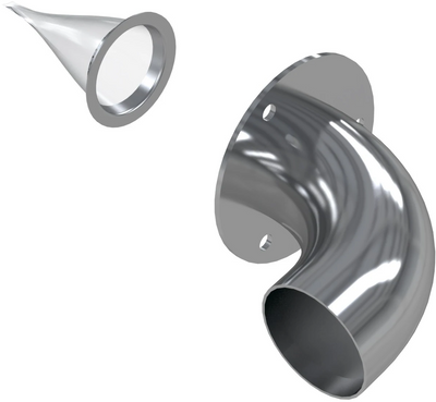 MBRP 2" Tip Assembly, CFMOTO ZFORCE/UFORCE 2014-2023, T304 Stainless Steel