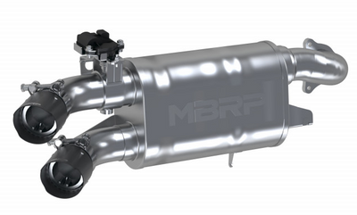 MBRP 2020-2026 RZR Pro XP / Turbo R 2.5" Slip-on, Active Exhaust, Dual Out
