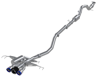 3" Cat-Back, 2017-2022 Honda Civic, Type R 2.0L, Triple Center Outlet, T304 Stainless Steel, w/ Burnt End & Carbon Fiber Tips 3" Cat-Back, 2017-2022 Honda Civic, Type R 2.0L, Triple Center Outlet, T304 Stainless Steel, w/ Burnt End & Carbon Fiber Tips