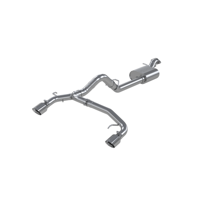 MBRP 3" Cat-Back, 2.5" Dual Split Rear Exit, 2021-2025 Ford Bronco 2.3L/ 2.7L EcoBoost, 2/4-Door, Aluminized Steel MBRP 3" Cat-Back, 2.5" Dual Split Rear Exit, 2021-2025 Ford Bronco 2.3L/ 2.7L EcoBoost, 2/4-Door, Aluminized Steel