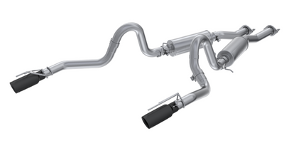 MBRP 2.5" Cat-Back, Dual Rear Exit, 1999-2004 Ford Mustang GT/ Mach 1, 4.6L, Dual Rear Exit Aluminized Steel w/ Black Tips