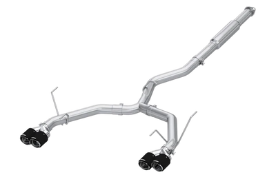 MBRP 3" Cat-Back, 2022-2025 Subaru WRX 2.4L, Dual Split Rear, Quad CF Tips, Race Profile, T304 Stainless Steel MBRP 3" Cat-Back, 2022-2025 Subaru WRX 2.4L, Dual Split Rear, Quad CF Tips, Race Profile, T304 Stainless Steel