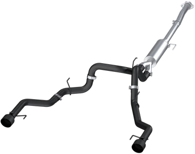 MBRP 3" Cat-Back, Dual Split Rear, 2021-2025 Ford F-150 / F-150 Tremor 3.5L EcoBoost, 5.0L, Aluminized Steel w/ Black Tips MBRP 3" Cat-Back, Dual Split Rear, 2021-2025 Ford F-150 / F-150 Tremor 3.5L EcoBoost, 5.0L, Aluminized Steel w/ Black Tips