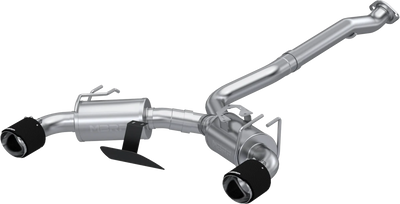 MBRP 3" Cat-Back, 2023-2025 Toyota Corolla GR 1.6L, Dual Split Rear w/ Carbon Fiber Tips, Street Profile MBRP 3" Cat-Back, 2023-2025 Toyota Corolla GR 1.6L, Dual Split Rear w/ Carbon Fiber Tips, Street Profile