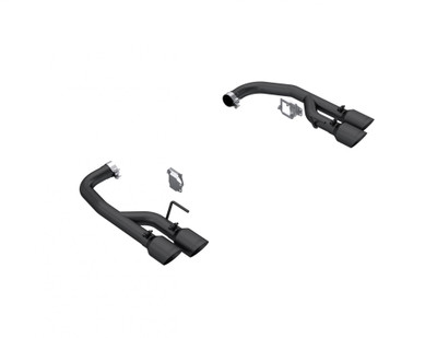 2.5" Axle-Back, Dual Split Rear w/ Quad Black Tips, 2024+ Ford Mustang GT 5.0L, Aluminized Steel, Race Profile 2.5" Axle-Back, Dual Split Rear w/ Quad Black Tips, 2024+ Ford Mustang GT 5.0L, Aluminized Steel, Race Profile