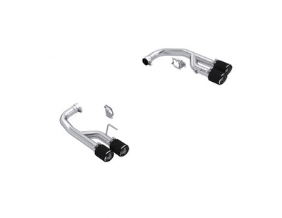 MBRP 2.5" Axle-Back, Dual Split Rear w/ Quad Carbon Fiber Tips, 2024-2025 Ford Mustang GT 5.0L, T304 Stainless Steel, Race Profile MBRP 2.5" Axle-Back, Dual Split Rear w/ Quad Carbon Fiber Tips, 2024-2025 Ford Mustang GT 5.0L, T304 Stainless Steel, Race Profile