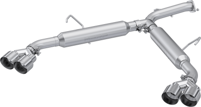 2.5" Axle-Back, 2022-2024 Kia Forte GT 1.6L Turbo, Dual Split Rear w/ Quad Tips, Aluminized Steel 2.5" Axle-Back, 2022-2024 Kia Forte GT 1.6L Turbo, Dual Split Rear w/ Quad Tips, Aluminized Steel