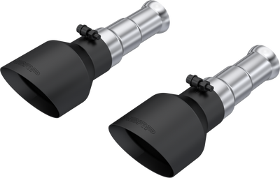 Tip, Dual 5" OD Black Tips, 3" Inlet, 23" Length, 2009-2018 RAM 1500 5.7L Hemi, 2019-2024 RAM 1500 Classic 5.7L Hemi Tip, Dual 5" OD Black Tips, 3" Inlet, 23" Length, 2009-2018 RAM 1500 5.7L Hemi, 2019-2024 RAM 1500 Classic 5.7L Hemi