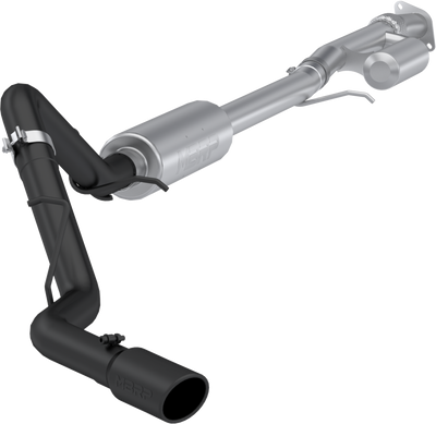 MBRP 3" Cat Back, Single Side Exit, Black-Coated AL, 2019-2026 Chevy/GMC 1500 Silverado/Sierra 2.7L MBRP 3" Cat Back, Single Side Exit, Black-Coated AL, 2019-2026 Chevy/GMC 1500 Silverado/Sierra 2.7L