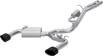 3" Cat-Back, Dual Split Rear w/ Oval Black Chrome Tips, 2017-2020 Audi RS3 2.5T, T304 Stainless Steel 3" Cat-Back, Dual Split Rear w/ Oval Black Chrome Tips, 2017-2020 Audi RS3 2.5T, T304 Stainless Steel