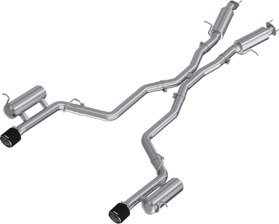 3” Cat-Back, Dual Split Rear w/ CF Tips, 2011-2025 Dodge Durango 3.6L, Street Profile 3” Cat-Back, Dual Split Rear w/ CF Tips, 2011-2025 Dodge Durango 3.6L, Street Profile