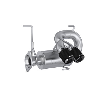 MBRP 6” Single Slip-On Exhaust, 2022-2025 Polaris RZR Pro R, Dual Outlet w/ CF Tips and Catalytic Converter, Performance Series MBRP 6” Single Slip-On Exhaust, 2022-2025 Polaris RZR Pro R, Dual Outlet w/ CF Tips and Catalytic Converter, Performance Series