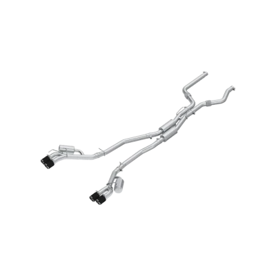MBRP 3" Cat-Back, Dual Rear/Quad Outlet w/ CF Tips, T304 Stainless Steel, 2020-2027 Ford/ Lincoln Explorer ST, Aviator, 3.0L EcoBoost
