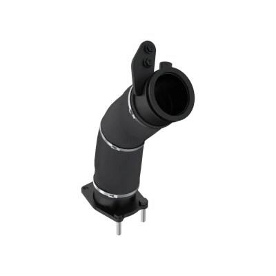 MBRP 3.5" Down Pipe, Black-Coated Aluminized Steel, 2017-2026 Chevrolet/GMC Silverado/Sierra 2500HD/3500HD L5P Duramax 6.6L
