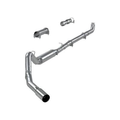 MBRP 4" Cat Back, Single Side, Aluminized Steel, 2001-2007 Chevrolet/GMC 2500/3500 Duramax