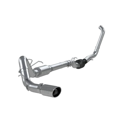MBRP 4" Turbo Back, Single Side Exit, Aluminized Steel, 2003-2007 Ford F-350/450/550 6.0L