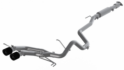 MBRP 2.5" Cat Back, Dual Exit With Tips, CF, Hyundai Veloster Turbo 2013 - 2018
