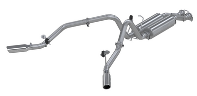 MBRP 2.5" Cat Back, Dual Split Side, AL, Chevy/GMC 2500 HD 6.0L CC-SB 2001 - 2006