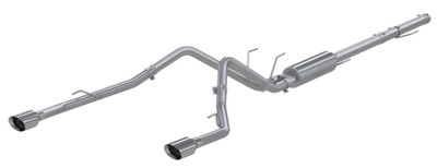 2.5" Cat Back, Dual Split Rear, T304 (through stock bumper), 2009-2024 Dodge Ram 1500 Classic 5.7L Hemi 2.5" Cat Back, Dual Split Rear, T304 (through stock bumper), 2009-2024 Dodge Ram 1500 Classic 5.7L Hemi