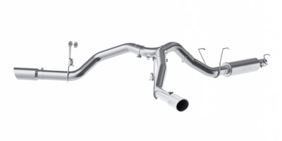 MBRP 4" Cat Back, Dual Split Side Exit, T409, Ram 2500 6.4L 2014 - 2026 MBRP 4" Cat Back, Dual Split Side Exit, T409, Ram 2500 6.4L 2014 - 2026