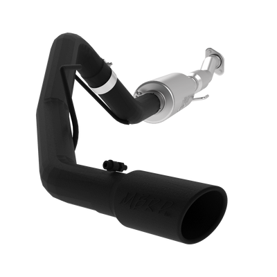 MBRP 3" Cat Back, Single Side, Black Coated, Ford F-150 5.0L RC-LB; EC/CC-6.5/5.5 box 2011 - 2014