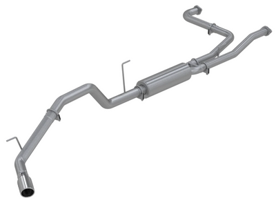 MBRP 3" Cat Back, Single Side, AL, Nissan Titan 5.6L, EC/CC 2004 - 2015