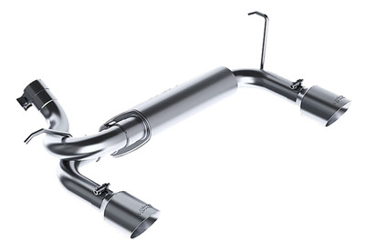 2.5" Axle Back, Dual Rear Exit, AL, Jeep Wrangler/Rubicon, 3.6L/3.8L V6 2007 - 2018 2.5" Axle Back, Dual Rear Exit, AL, Jeep Wrangler/Rubicon, 3.6L/3.8L V6 2007 - 2018