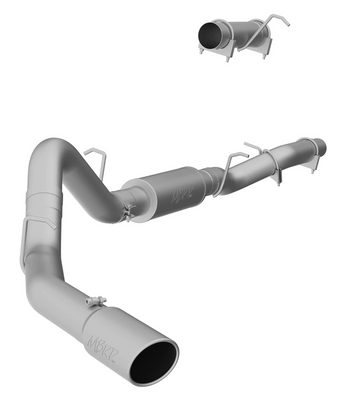 MBRP 4" Cat Back, Single Side, T409, Chevy/GMC 2500/3500 Duramax, Classic, EC/CC 2006 - 2007