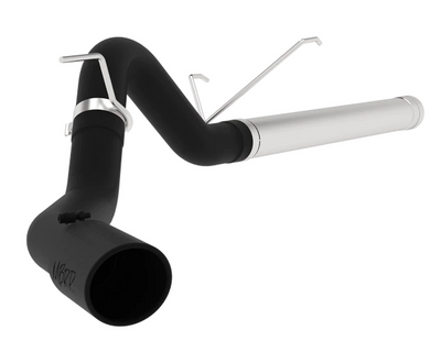 MBRP 4" Filter Back, Single Side, Black Coated, Ram 2500/3500 Cummins 6.7L 2007.5-12