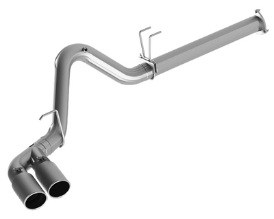 MBRP 4" Filter Back, Dual Outlet Single Side, T409, Ford F-250/350/450 6.7L 2011 - 2016