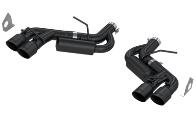 MBRP 3" Dual Axle Back, Quad Tips, Black Coated, Chevy Camaro SS & ZL1 6.2L 2016 - 2024