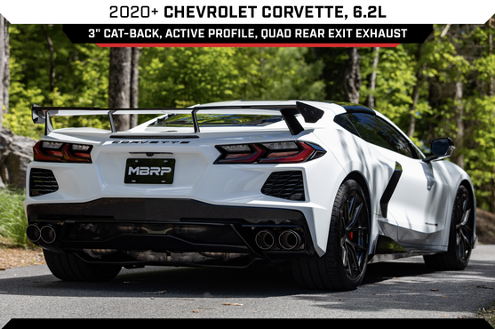 NEW 2020+ Corvette C8, Active Profile, Quad Exit Exhaust