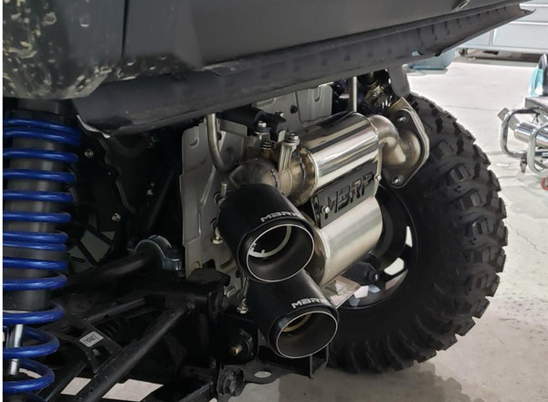 MBRP AT-9539AS Active Slip-on Exhaust, Dual-out, 2024-2025 Polaris