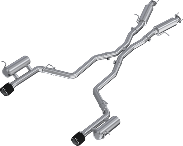 MBRP S51093CF 3” Cat-Back, Dual Split Rear w/ CF Tips, 2011-2026