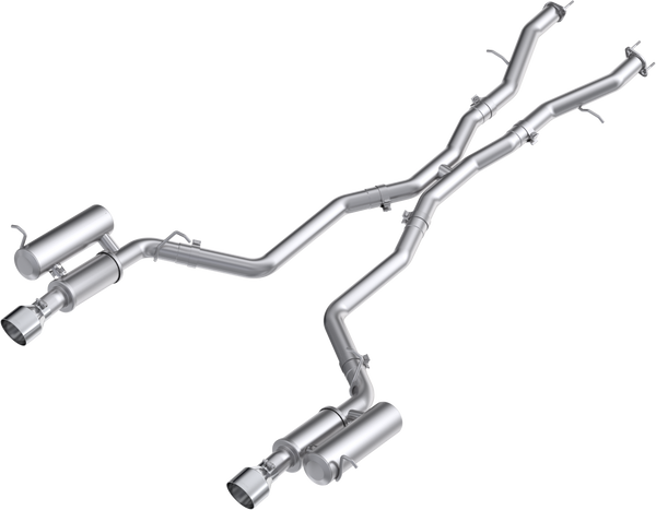 MBRP S5107AL 3” Cat-Back, Dual Split Rear, 2011-2026 Dodge Durango